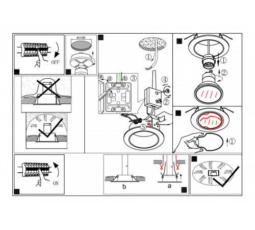 Встраиваемый светильник Eglo Peneto 94242