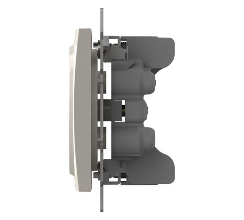 Розетка двойная без заземления, без рамки Elbi Eleсtriс Zena Vega 609-010200-908