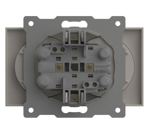 Розетка двойная без заземления, без рамки Elbi Eleсtriс Zena Vega 609-010200-908