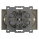 Розетка двойная с заземлением, без рамки Elbi Eleсtriс Zena Vega 609-010300-907