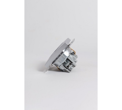 Розетка с заземлением, без рамки Elbi Eleсtriс Zena Vega 609-011000-217