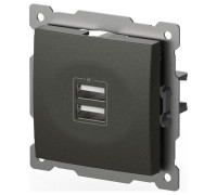 Розетка 2хUSB type A без рамки Elbi Eleсtriс Zena Vega 609-011100-143