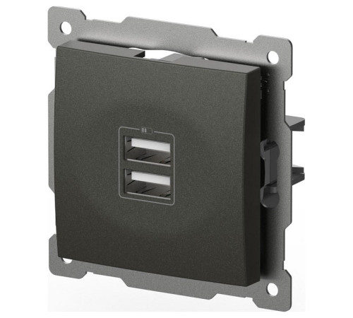 Розетка 2хUSB type A без рамки Elbi Eleсtriс Zena Vega 609-011100-143