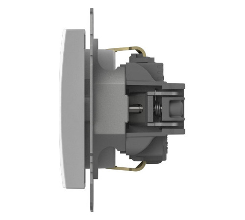 Розетка с заземлением и со шторкой, без рамки Elbi Eleсtriс Zena Vega 609-015600-243