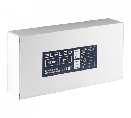 Блок питания с проводом ELFLED ELFLED-Ad12E048-JH