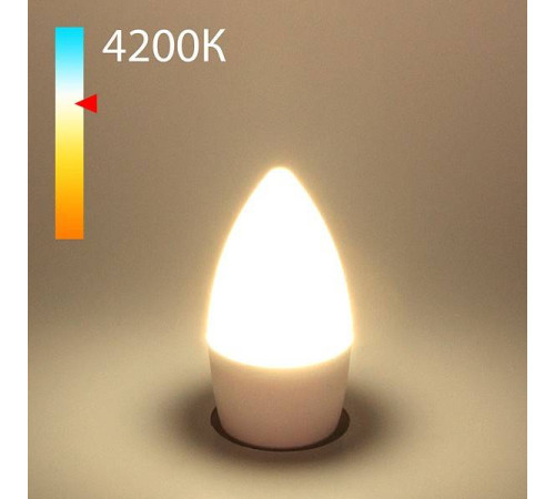 Лампа светодиодная Elektrostandard Свеча E27 8Вт 4200K a048383