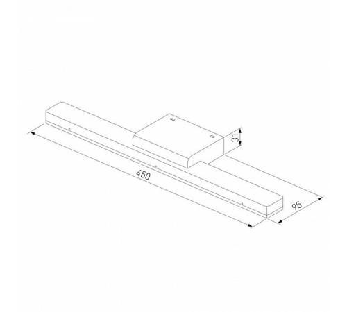 Подсветка для зеркала Elektrostandard Protect 12 Вт 600 мм a052870