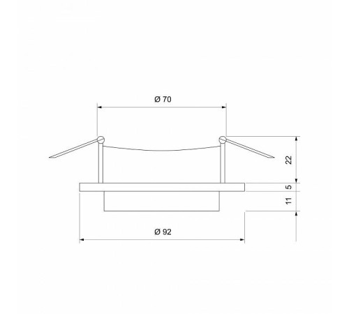 Встраиваемый светильник Elektrostandard Solas a053345