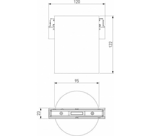 Накладной светильник Elektrostandard Slim Magnetic a063496