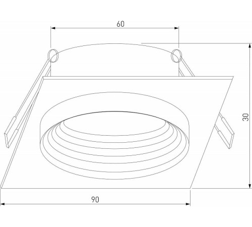 Встраиваемый светильник Elektrostandard Senso a064248