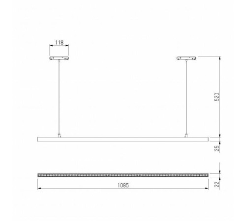 Подвесной светильник Elektrostandard Slim Magnetic a064806