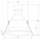 Встраиваемый светильник Elektrostandard Andi a070144