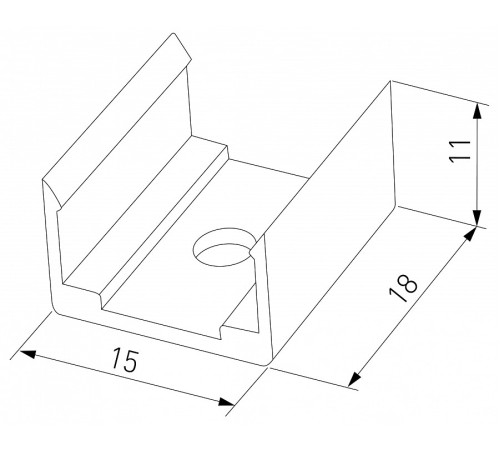 Крепление Elektrostandard Clip LL-2-ALP026