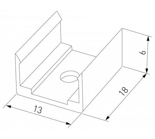 Крепление Elektrostandard Clip LL-2-ALP027