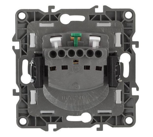 Розетка с заземлением, без рамки Эра 12-2101 Б0014679