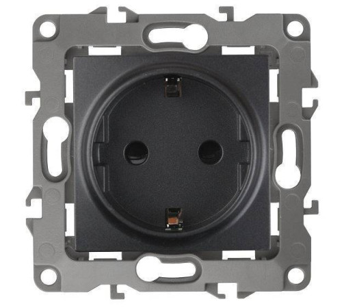 Розетка с заземлением, без рамки Эра 12-2101 Б0014679