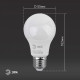 Лампа светодиодная Эра Стандарт LED A60-7W-840-E27