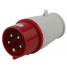 Вилка прямая 3P+PE+N Эра  V-16-3P-PE-N-IP44