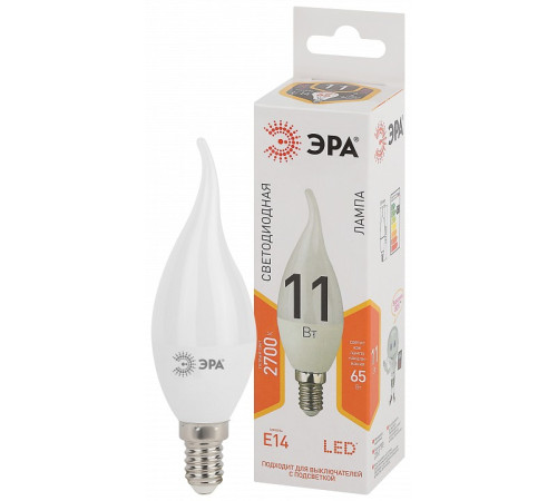 Лампа светодиодная Эра Стандарт LED BXS-11W-827-E14