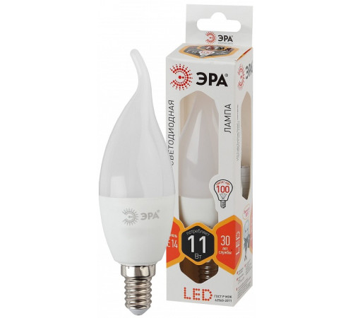 Лампа светодиодная Эра Стандарт LED BXS-11W-827-E14