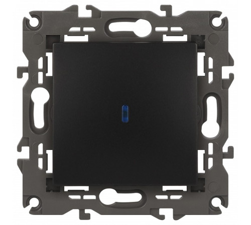 Выключатель одноклавишный с подсветкой без рамки Эра Эра Elegance 14-1102-05