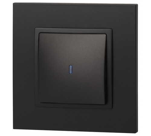 Выключатель одноклавишный с подсветкой без рамки Эра Эра Elegance 14-1102-05