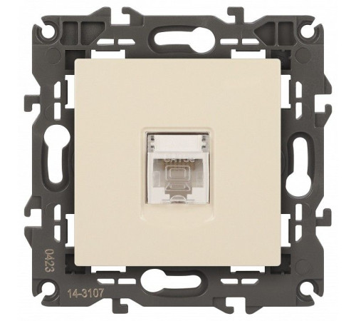 Розетка Ethernet RJ-45 без рамки Эра Эра Elegance 14-3107-02