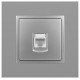 Розетка Ethernet RJ-45 без рамки Эра Эра Elegance 14-3107-03