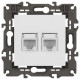 Розетка Ethernet RJ-45 без рамки Эра Эра Elegance 14-3108-01