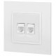 Розетка Ethernet RJ-45 без рамки Эра Эра Elegance 14-3108-01
