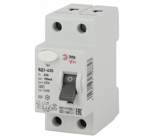 Устройство защитного отключения 2P Эра ВД1-63S NO-902-152