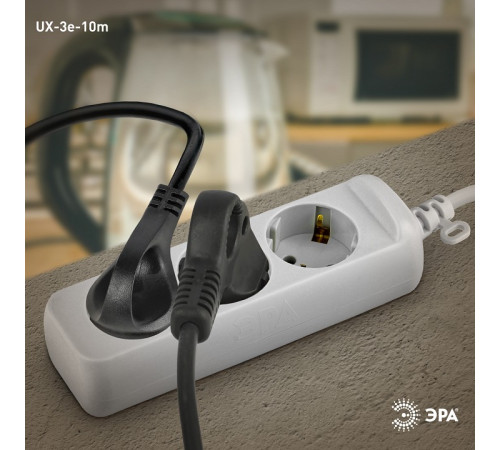 Удлинитель Эра UX-3e-10m