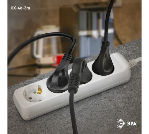 Удлинитель Эра UX-4e-3m