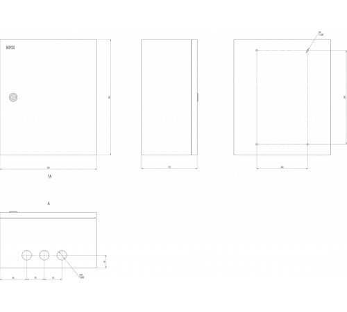 Электрический щиток накладной Эра NO_SIMPLE_STM_SHMP-03_IP31