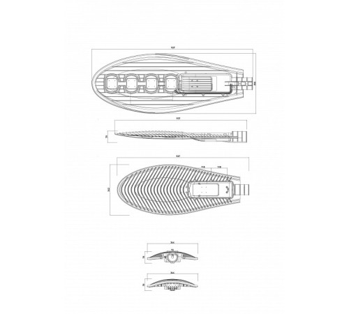 Консольный светильник Эра SPP-5-200-5K-W