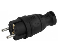 Вилка прямая с заземлением Эра  V8-B-IP44