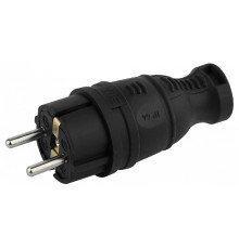 Вилка прямая с заземлением Эра  V8-B-IP44