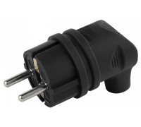 Вилка прямая с заземлением Эра  V9-B-IP44