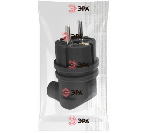 Вилка прямая с заземлением Эра V9-B-IP44