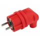 Вилка угловая с заземлением Эра V9-RED-IP44