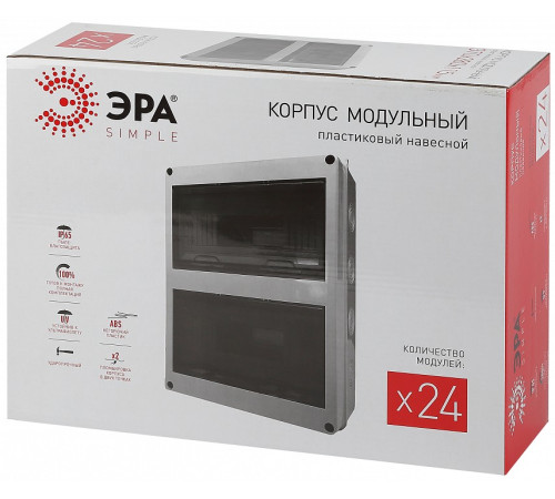 Электрический щиток навесной Эра KMPN24_IP65