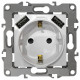 Розетка с заземлением и со шторкой и 2хUSB, без рамки Эра Эра Elegance 14-4109-05