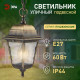 Подвесной светильник Эра НСУ 04-60-001 бронза