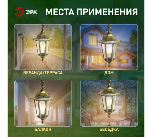 Подвесной светильник Эра НСУ 06-60-001 бронза