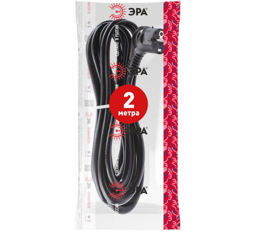 Сетевой провод Эра U-3x1-2m-B