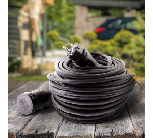 Удлинитель Эра UPx-1e-3x1,5-30m-IP44(KG)