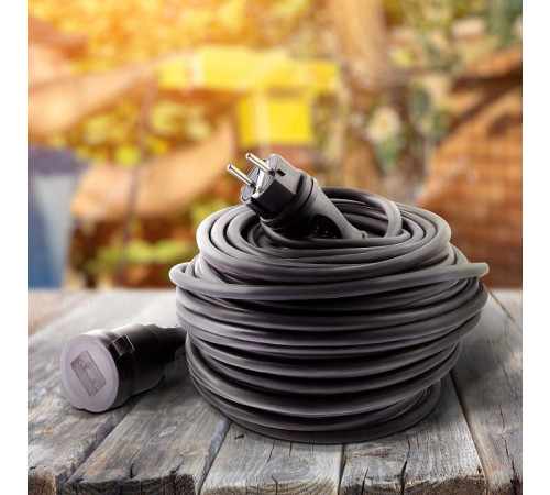 Удлинитель Эра UPx-1e-3x2,5-30m-IP44(KG)