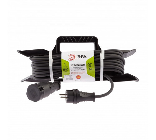 Удлинитель Эра UFx-1e-3x1,5-30m-IP44(KG)