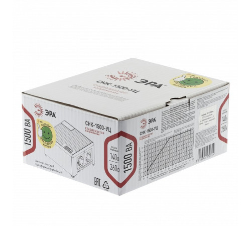 Стабилизатор напряжения Эра CНК-1500-УЦ