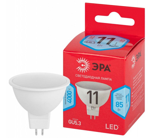 Лампа светодиодная Эра LED MR16-11W-840-GU5.3 R